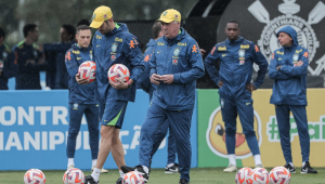 Segundo dia de treinos da Seleção Brasileira no CT Joaquim Grava, em SP